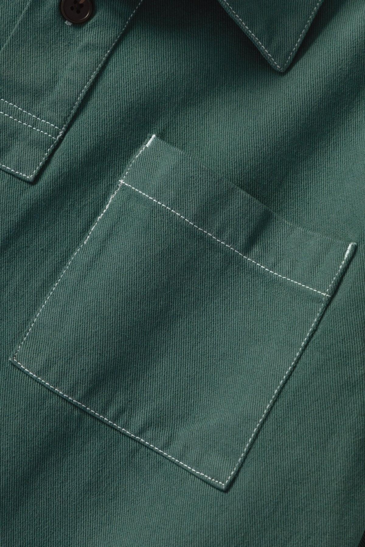 Blacksmith - Twill Two Button Popover - Evergreen Product Image