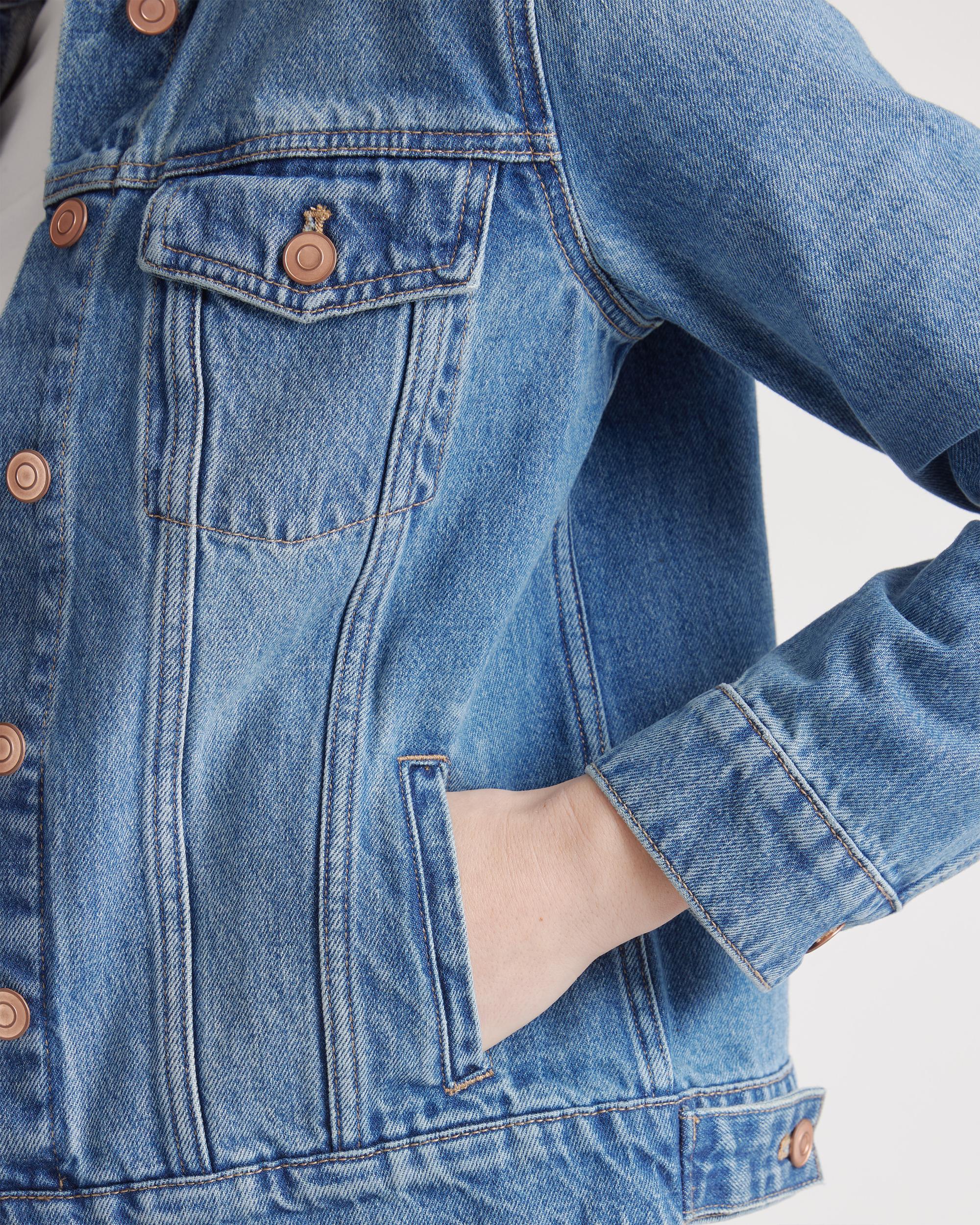 Quince | Women's Denim Jacket Size XS, Cotton Product Image