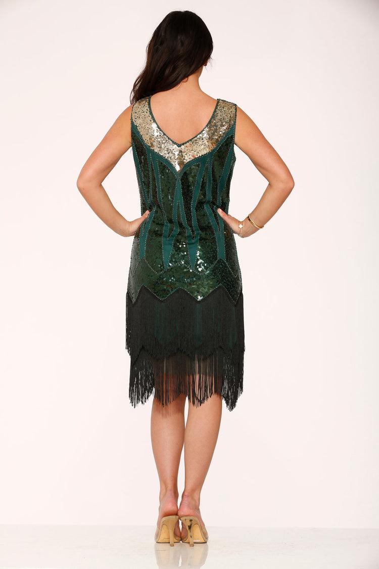 Green Flapper Dress Product Image