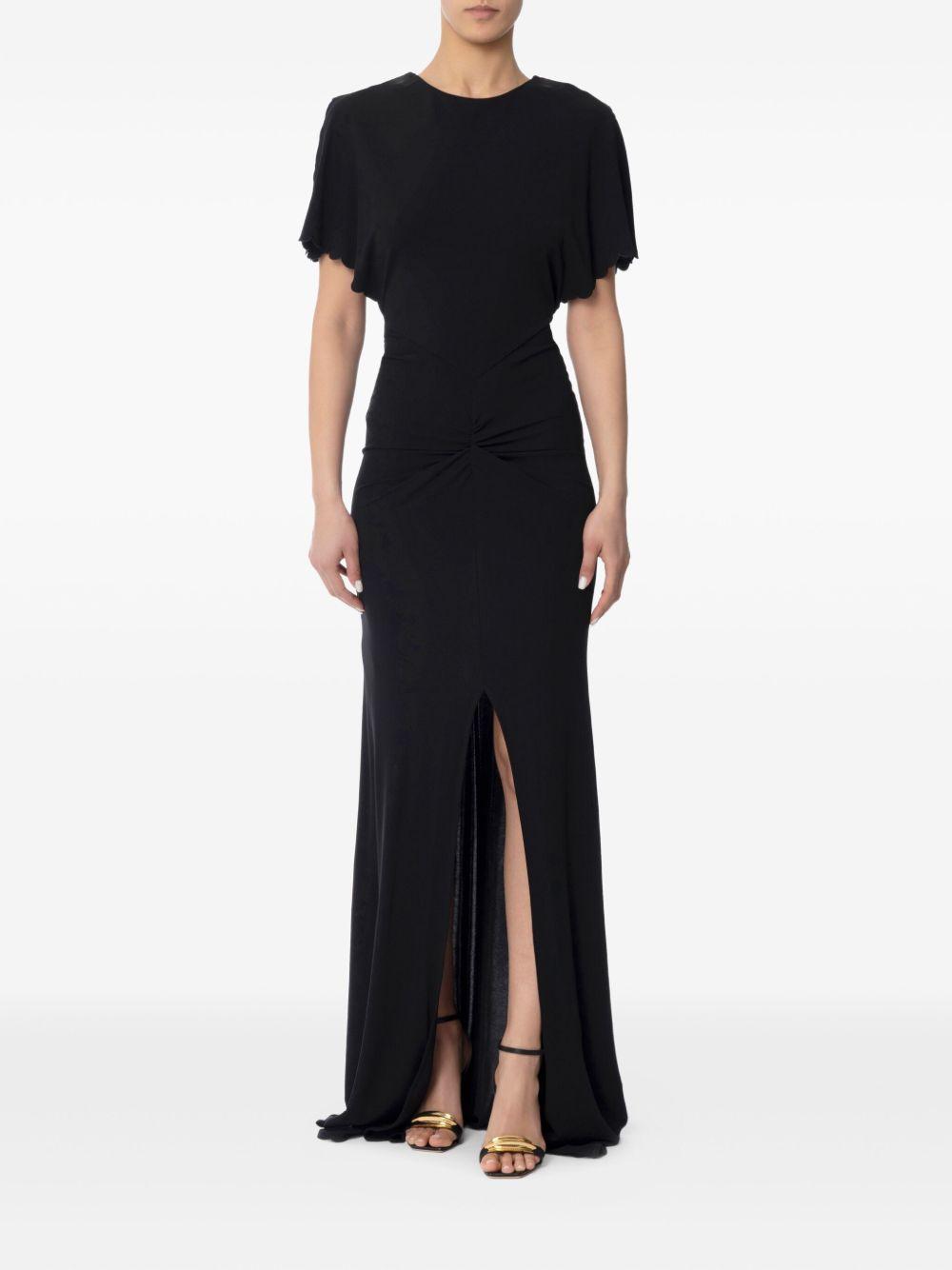 scallop-trimmed maxi dress Product Image