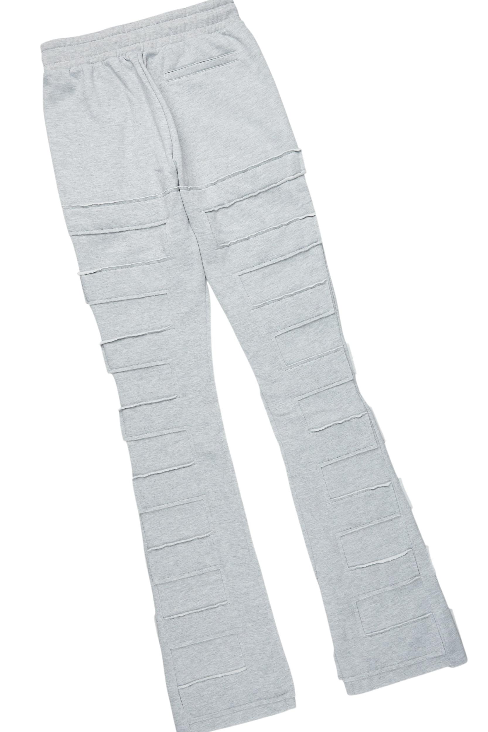 Emilio Heather Grey T-Shirt/Stacked Flare Track Set Male Product Image