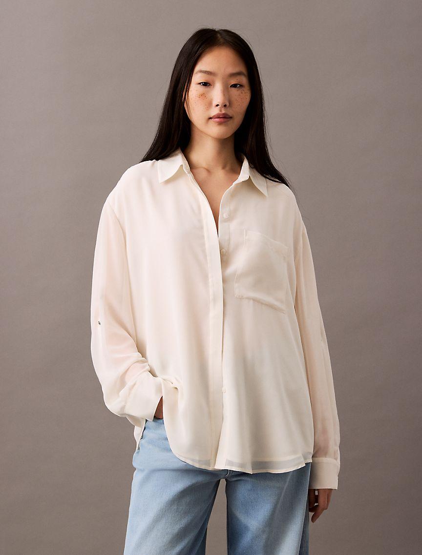 Utility Roll Sleeve Tunic Product Image