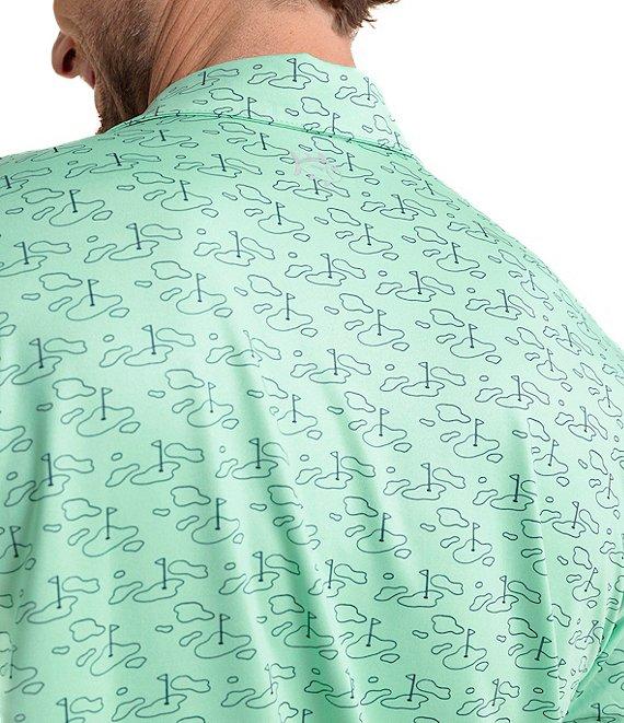 Southern Tide Driver Who's Your Caddy Printed Short Sleeve Polo Shirt Product Image