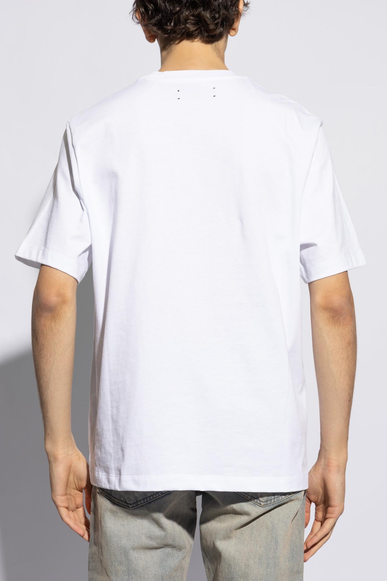 White Printed Core Logo T-Shirt Product Image