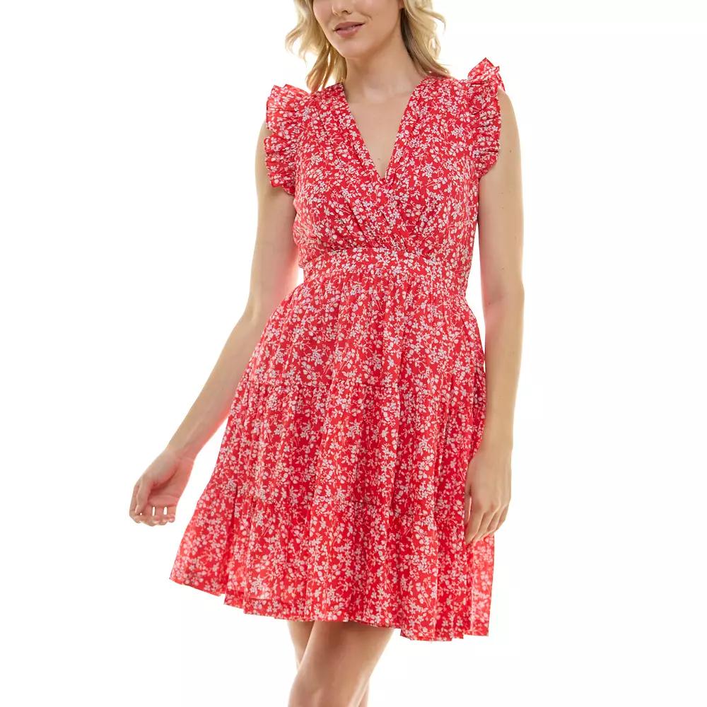 Women's Taylor Dress Printed Mini Dress,  Product Image