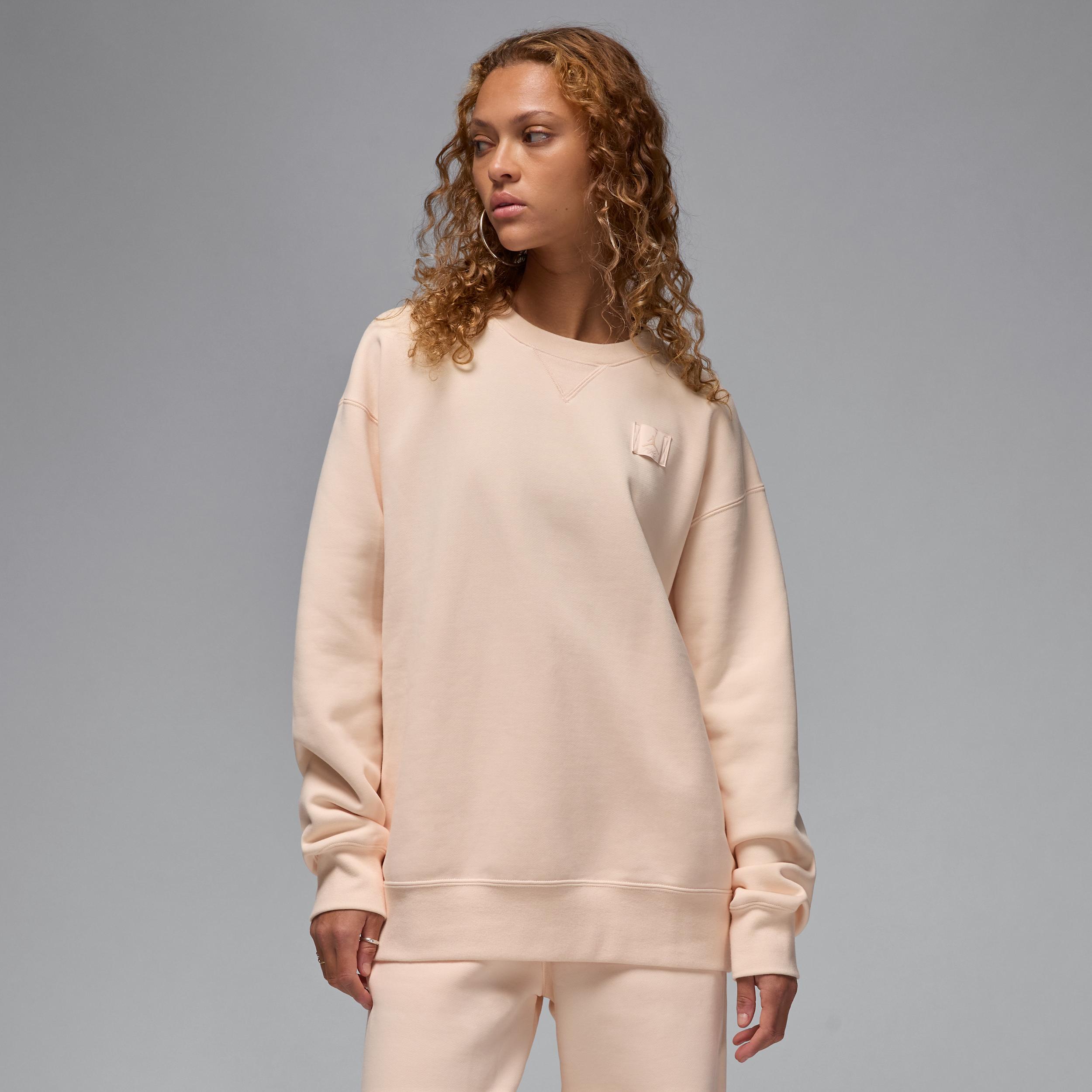 Women's Jordan Flight Fleece Crew-Neck Sweatshirt Product Image