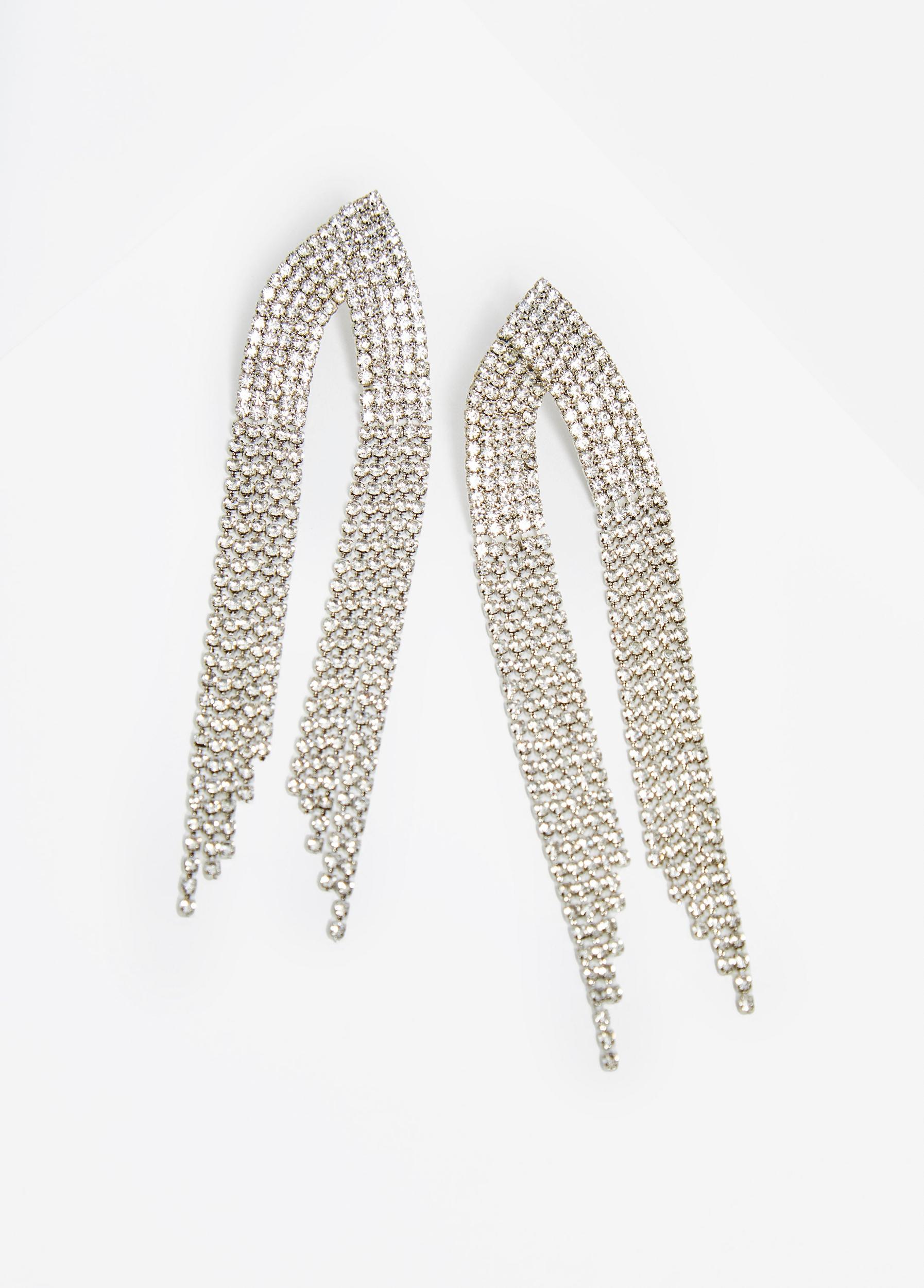 Statement Rhinestone Earrings Product Image