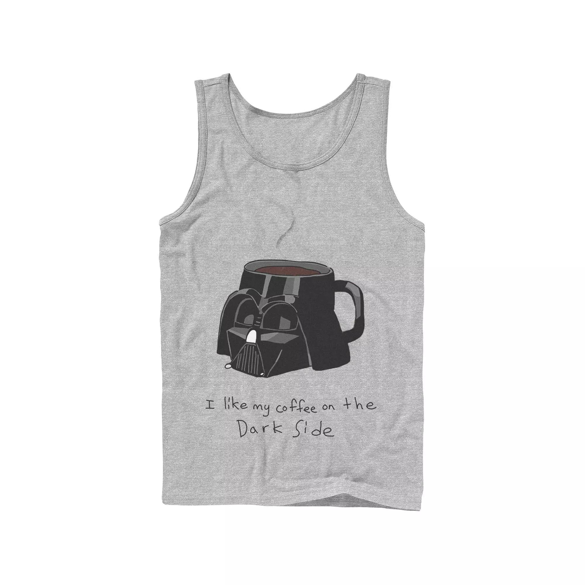 Men's Star Wars Darth Vader Mug I Like My Coffee On The Dark Side Tank Top,  Product Image