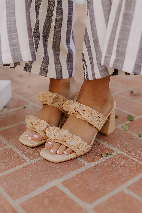 The Harmony Raffia Woven Heel Product Image