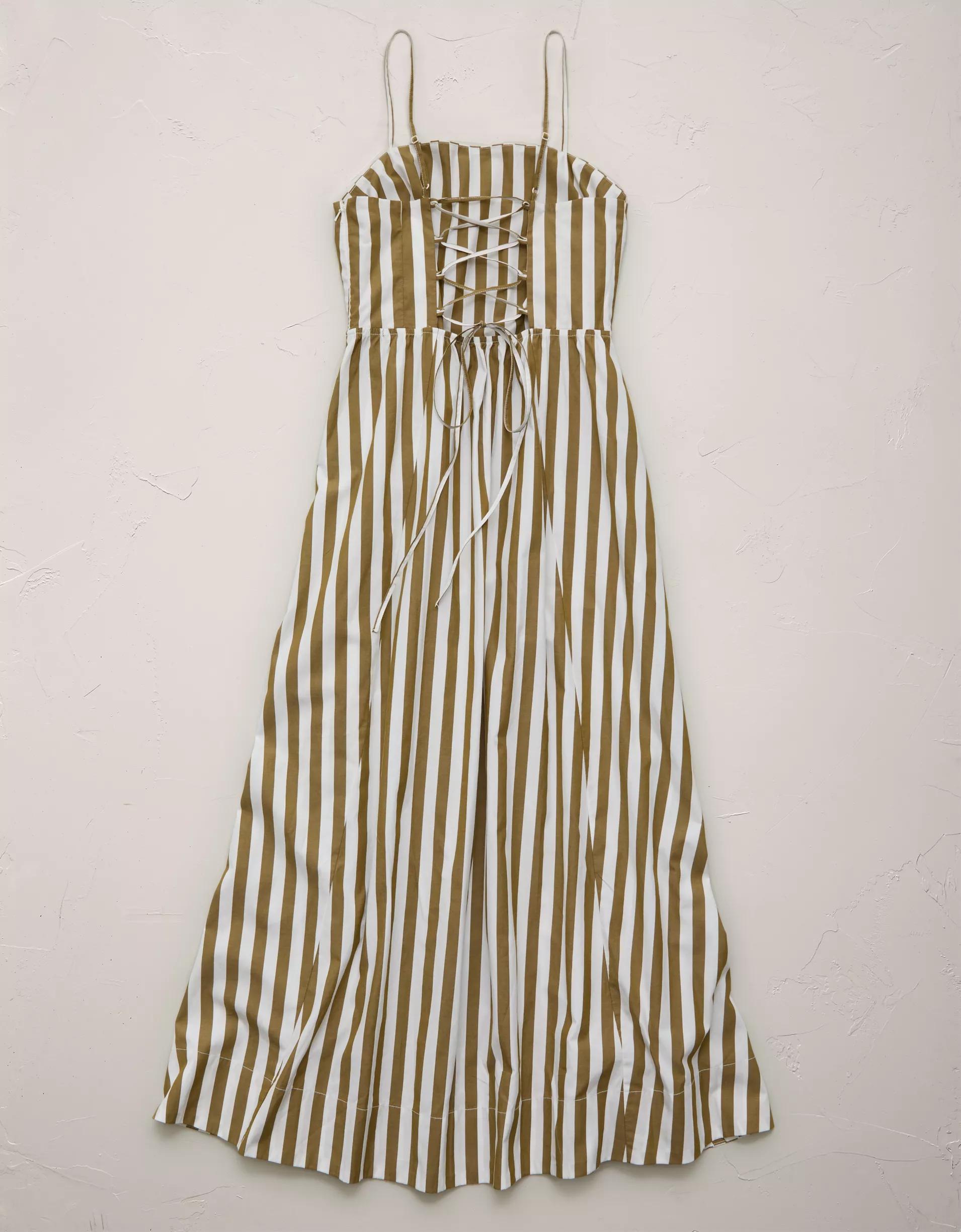 AE77 Premium Poplin Midi Dress Product Image