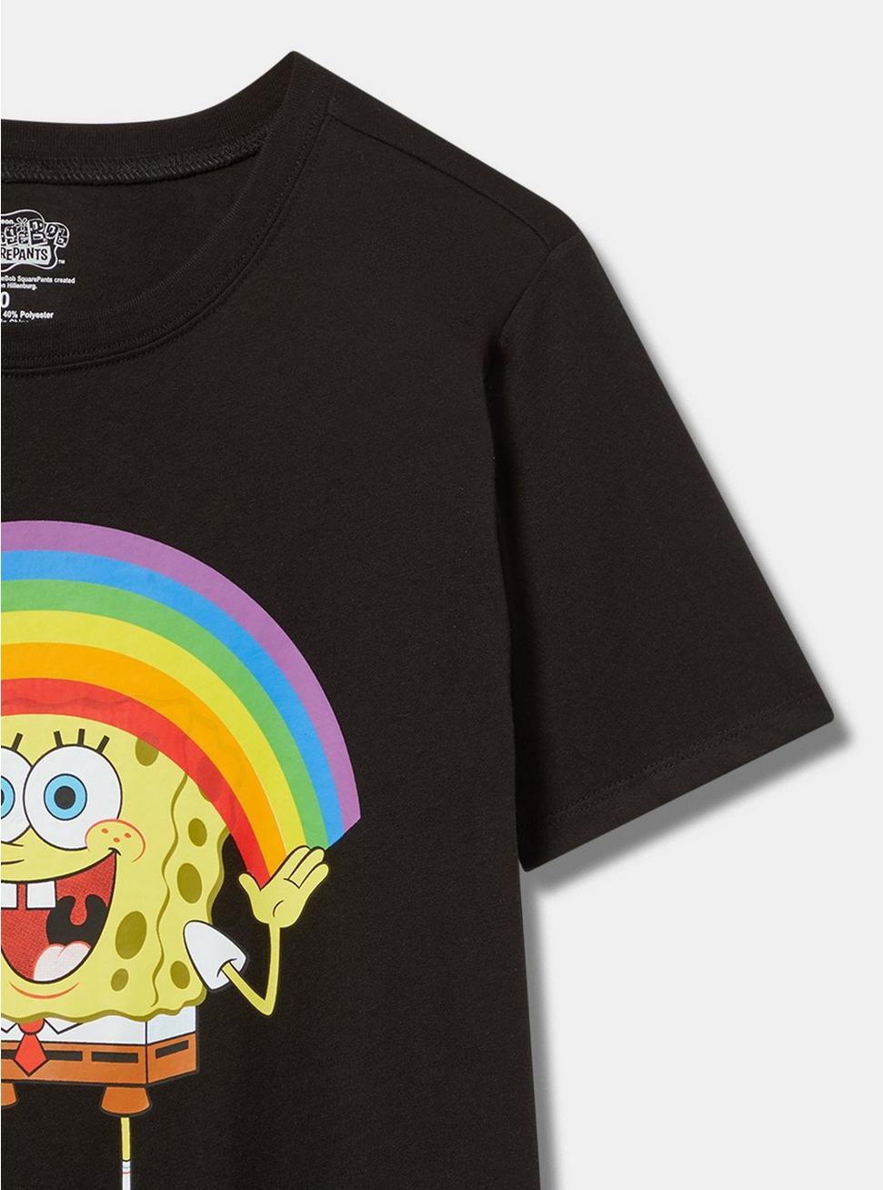 Spongebob Rainbow Classic Cotton Crew Tee Product Image