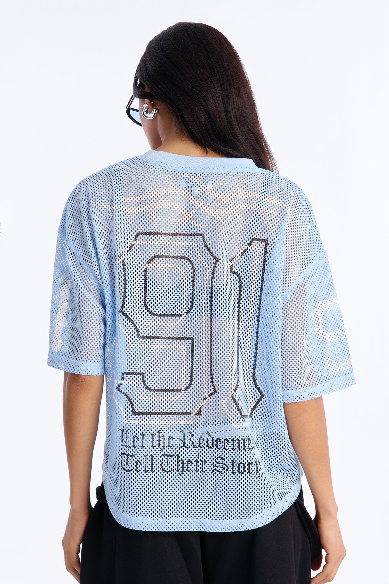 Redemption 91 Open Mesh Jersey - Light Blue Female Product Image