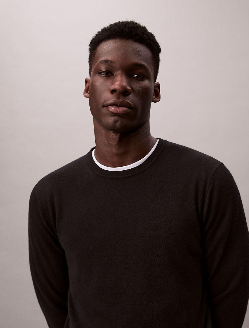 Extra Fine Merino Blend Crewneck Sweater Product Image