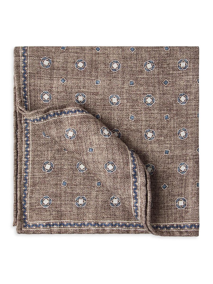 Mens Double Face Silk Pocket Square Product Image
