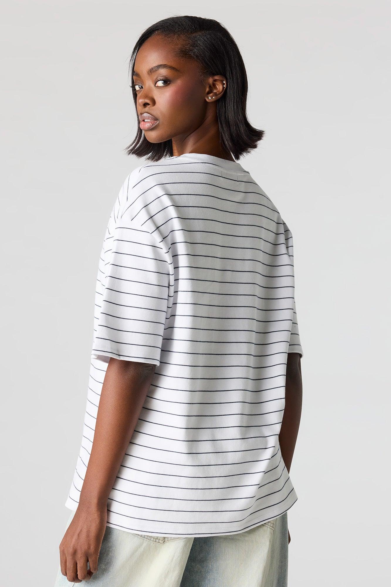Luxe Heavy Cotton Oversized Boxy T-Shirt Female Product Image