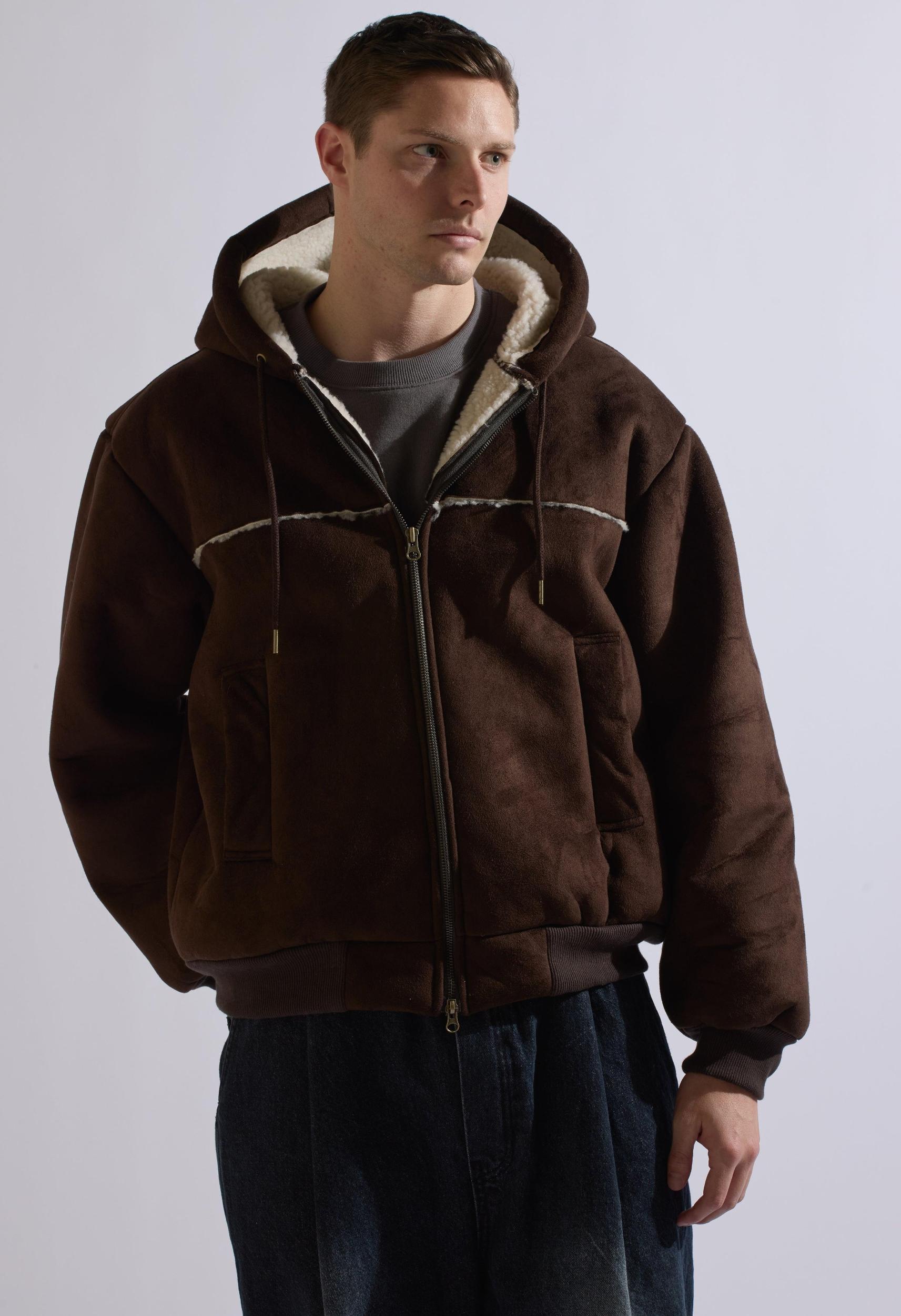 Cacao Sherpa Hoodie Product Image