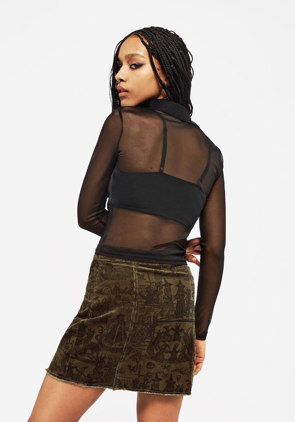 Finis Button Up Mesh Shirt Product Image