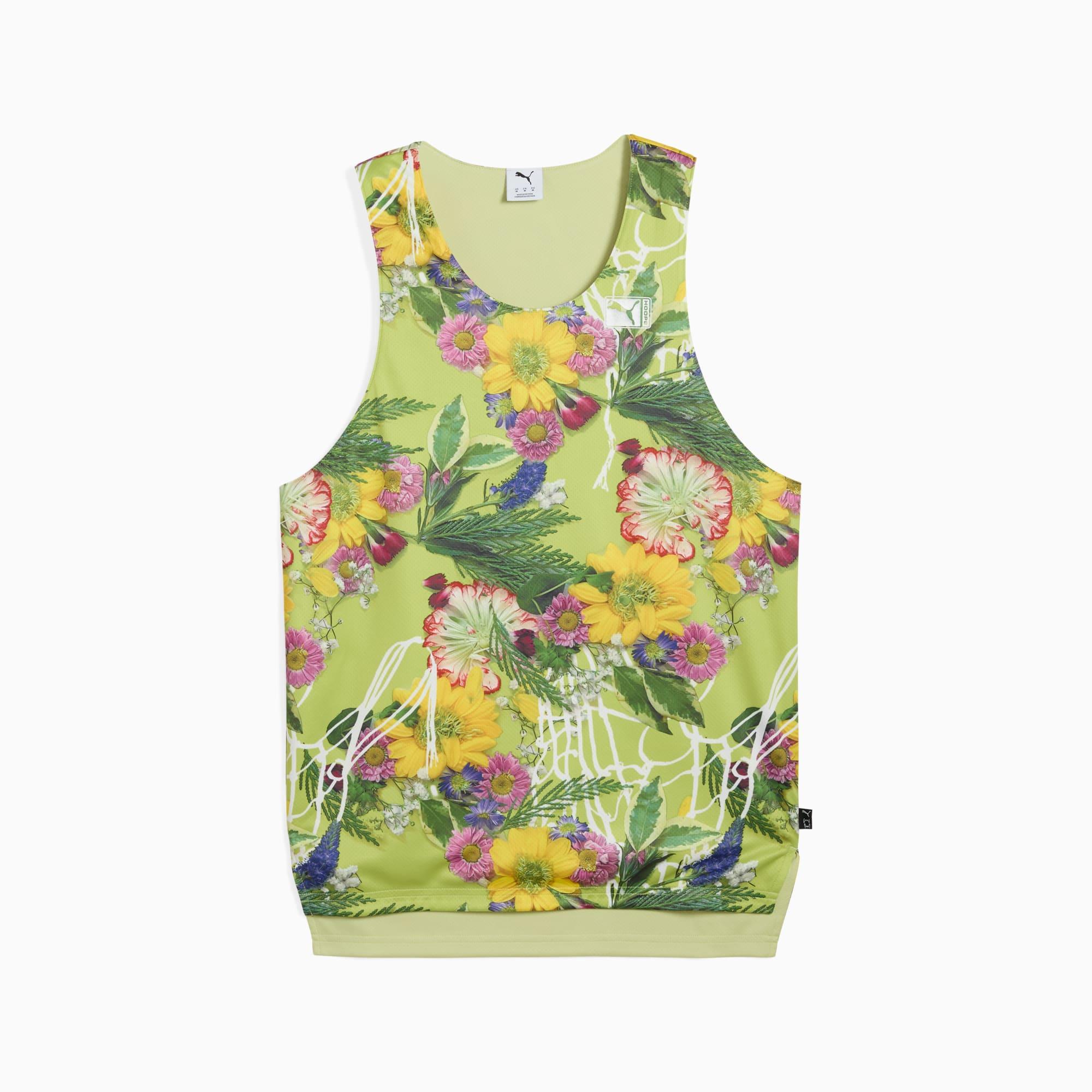 Dunked In Florals Men's Basketball Jersey Product Image