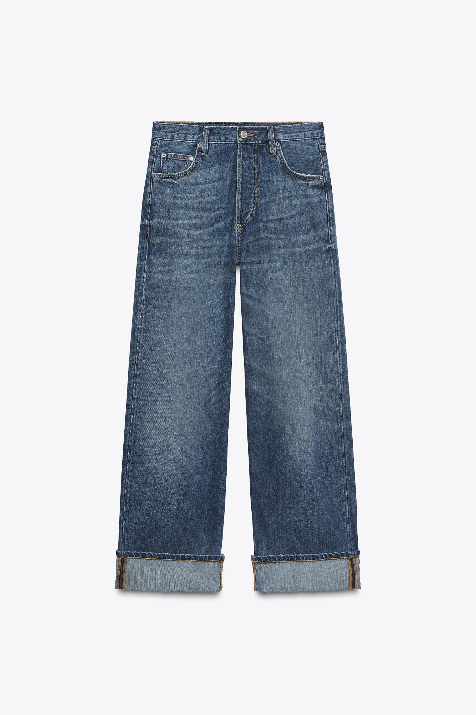 ZW COLLECTION LOW-RISE BAGGY JEANS Product Image