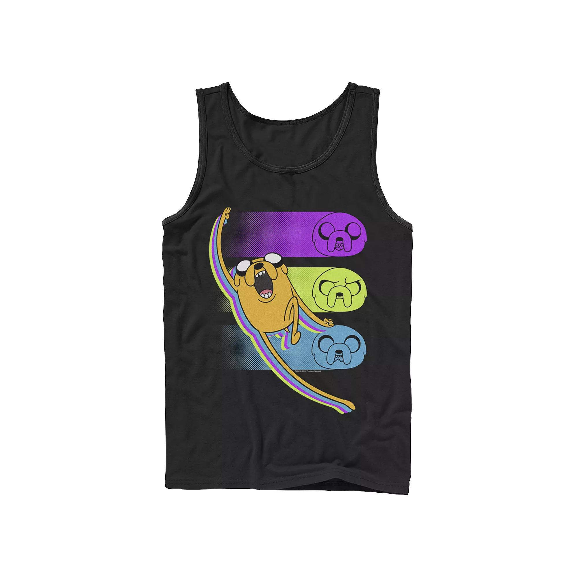 Mens Cartoon Network Adventure Time Jake Emotions Tank Top Product Image