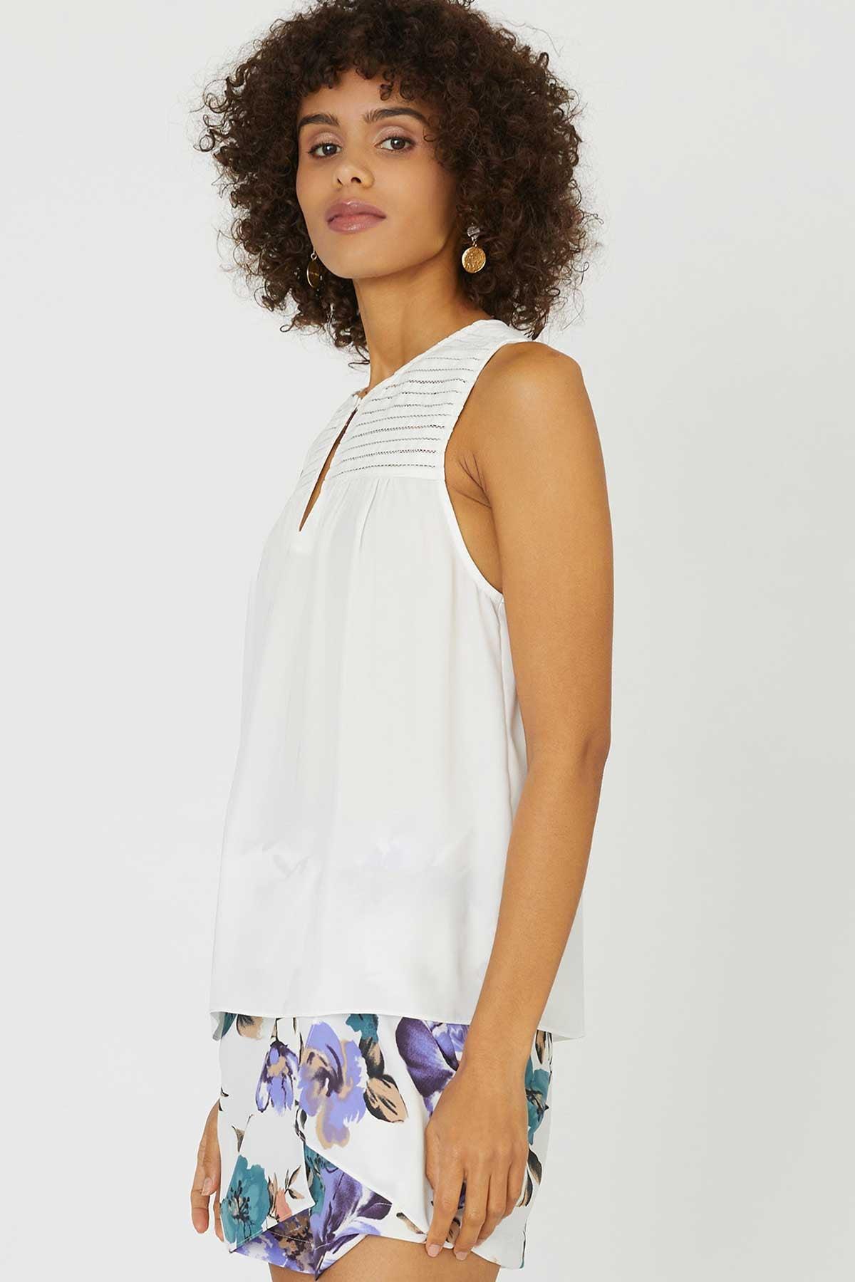 FINAL SALE Tina Yoke Detail Tank Top Product Image