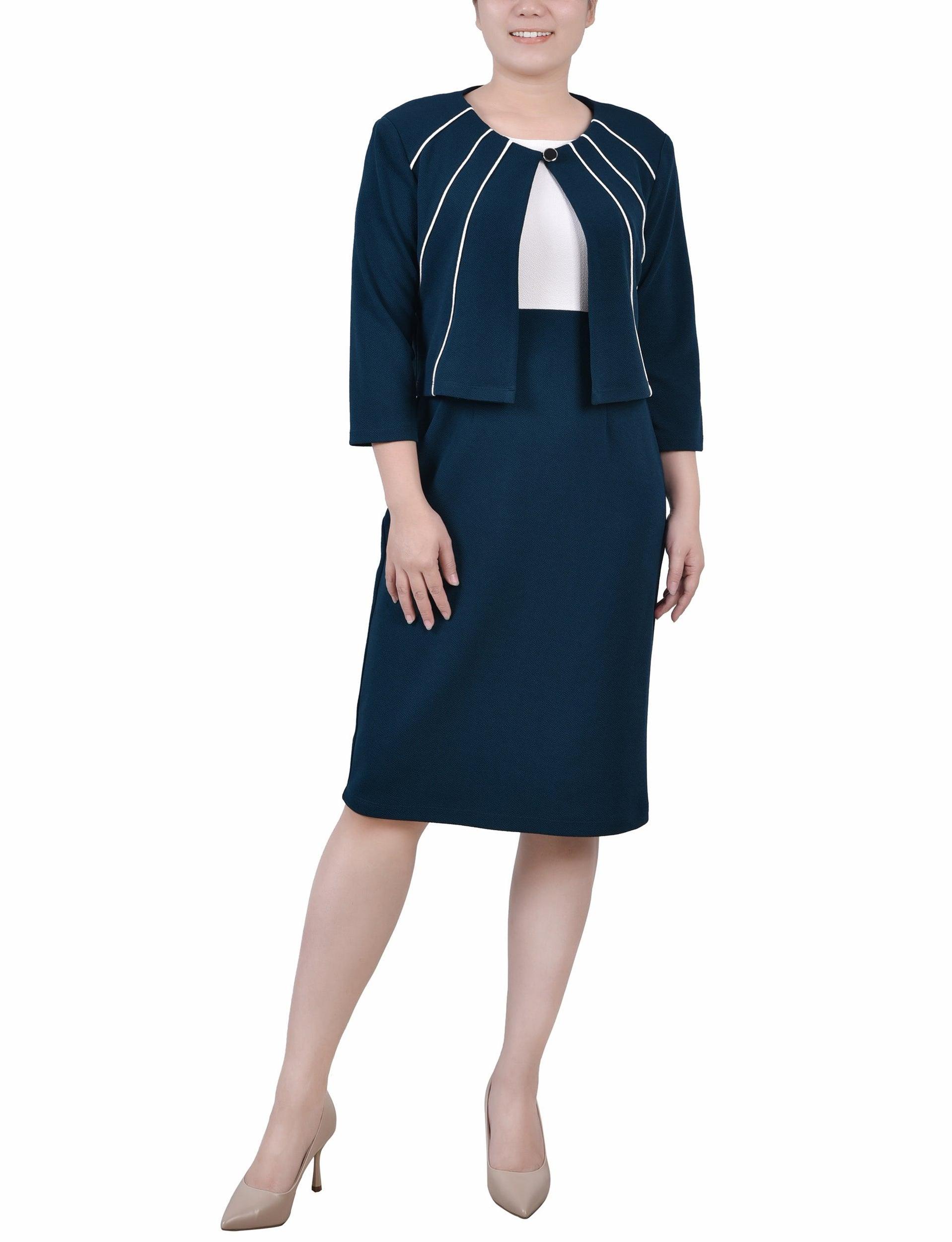 Mallard 2 Piece Colorblocked Dress Set Product Image
