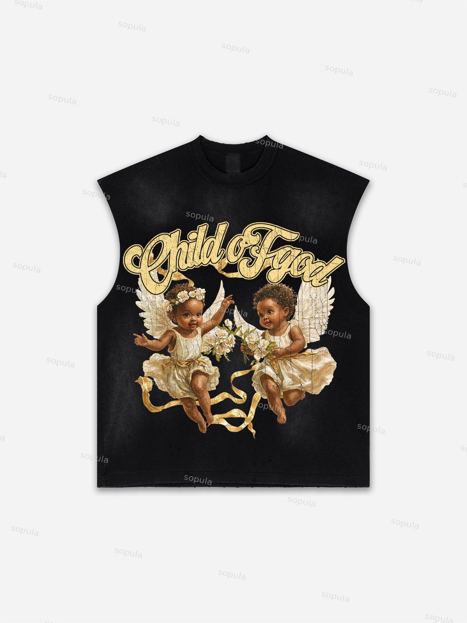 Men's Washed Boxer Boys Graphic Print Tank Top Product Image