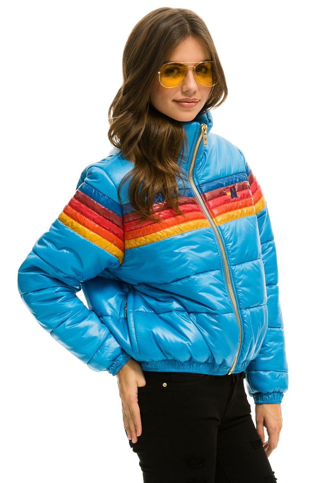 5 STRIPE APRES JACKET - GLOSSY OCEAN Female Product Image