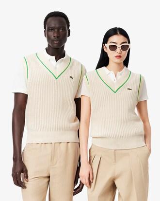 Crochet Effect Sweater Vest Product Image