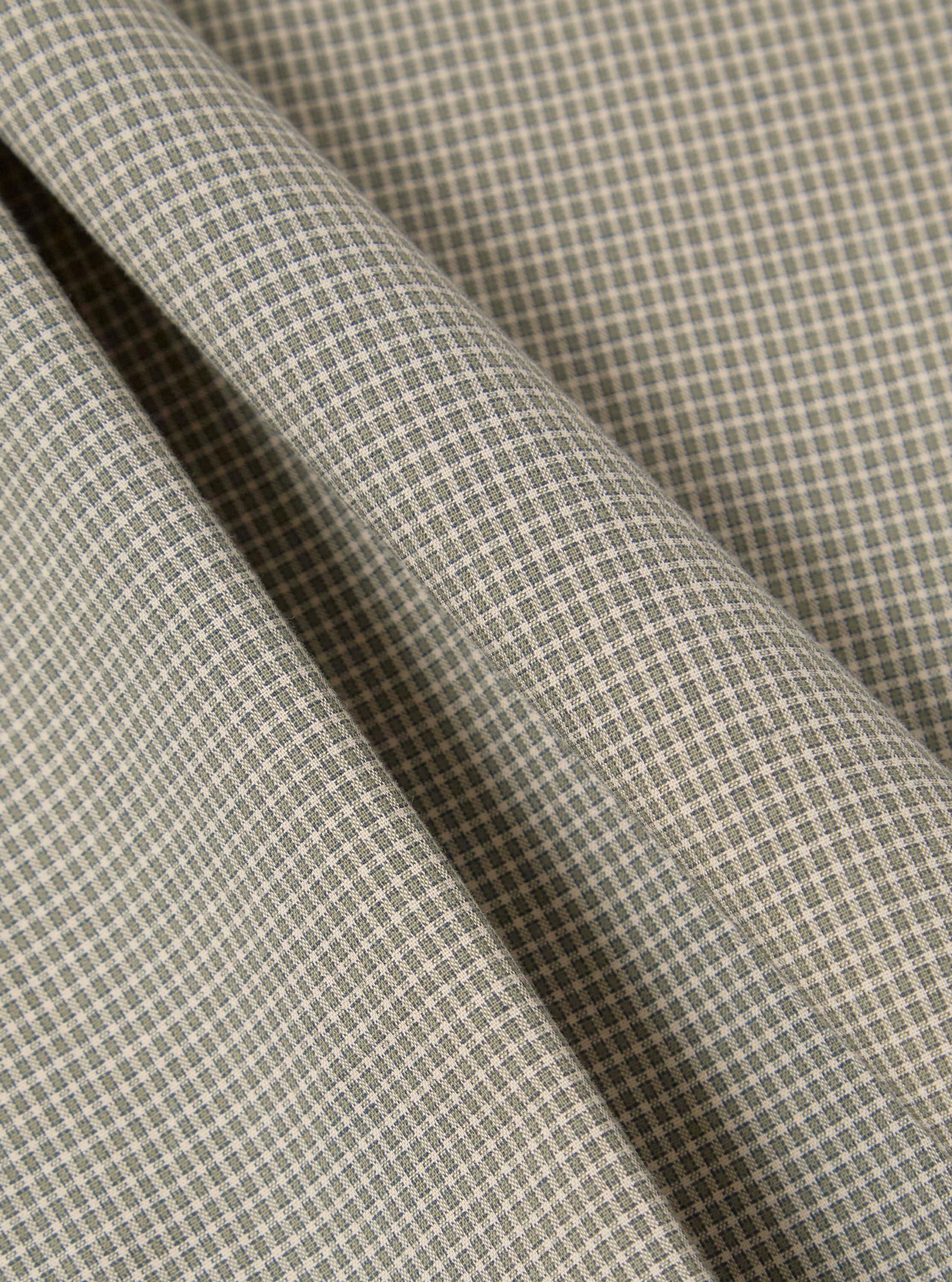 Green Tiny Check Long Pyjama Set Product Image