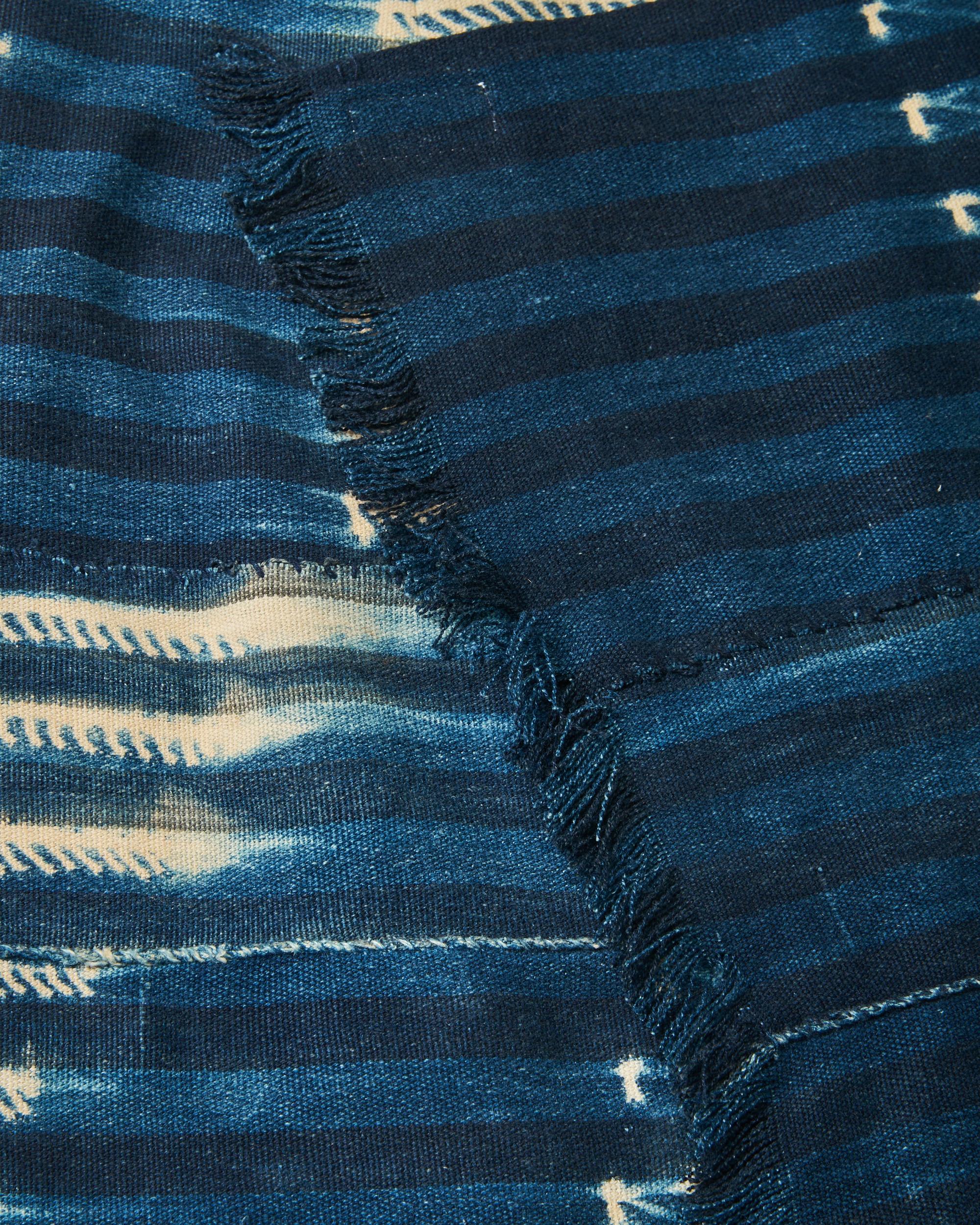 Sarong in Indigo Mud Cloth Product Image