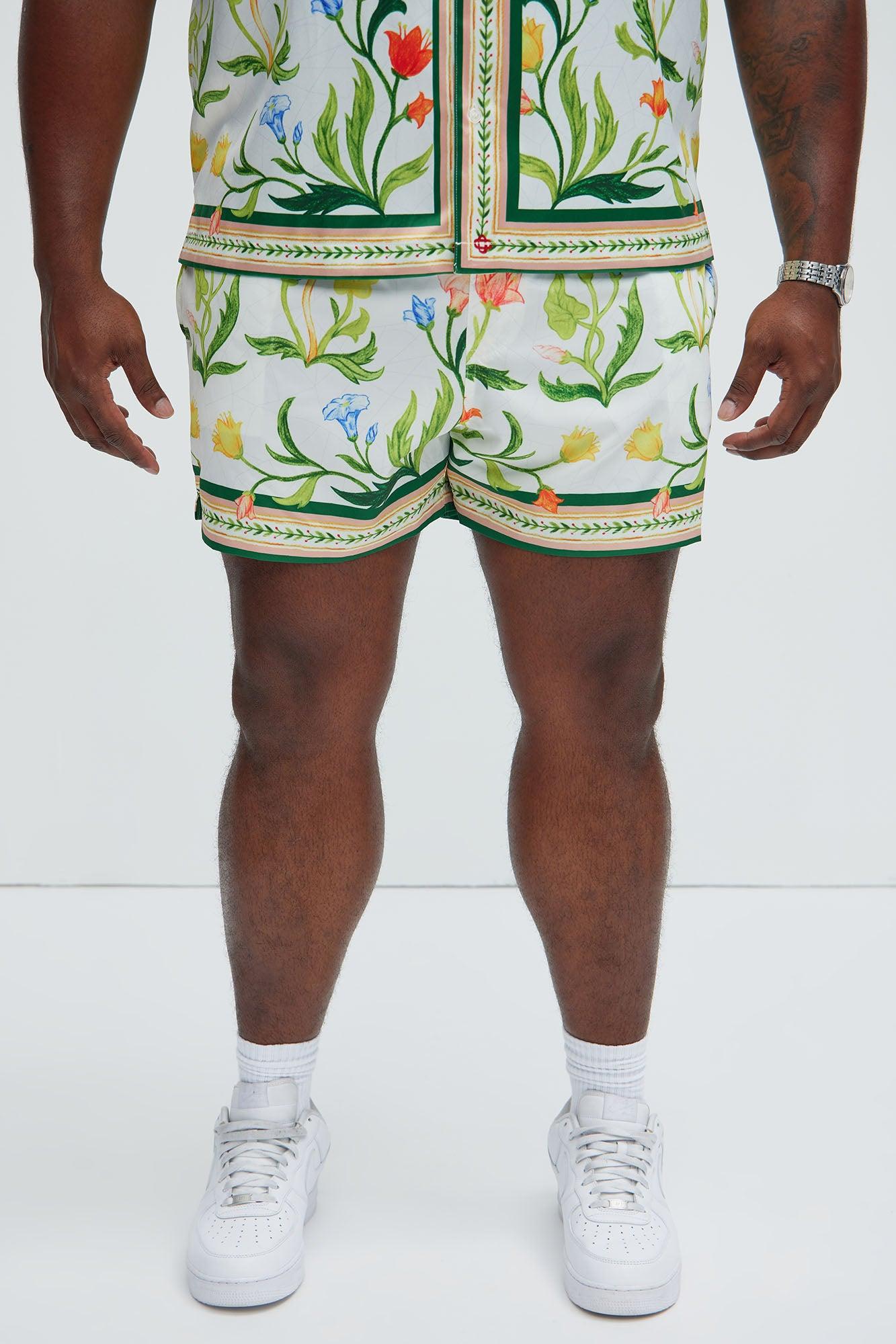 Deer Creek Swim Short Trunk - White/combo Product Image