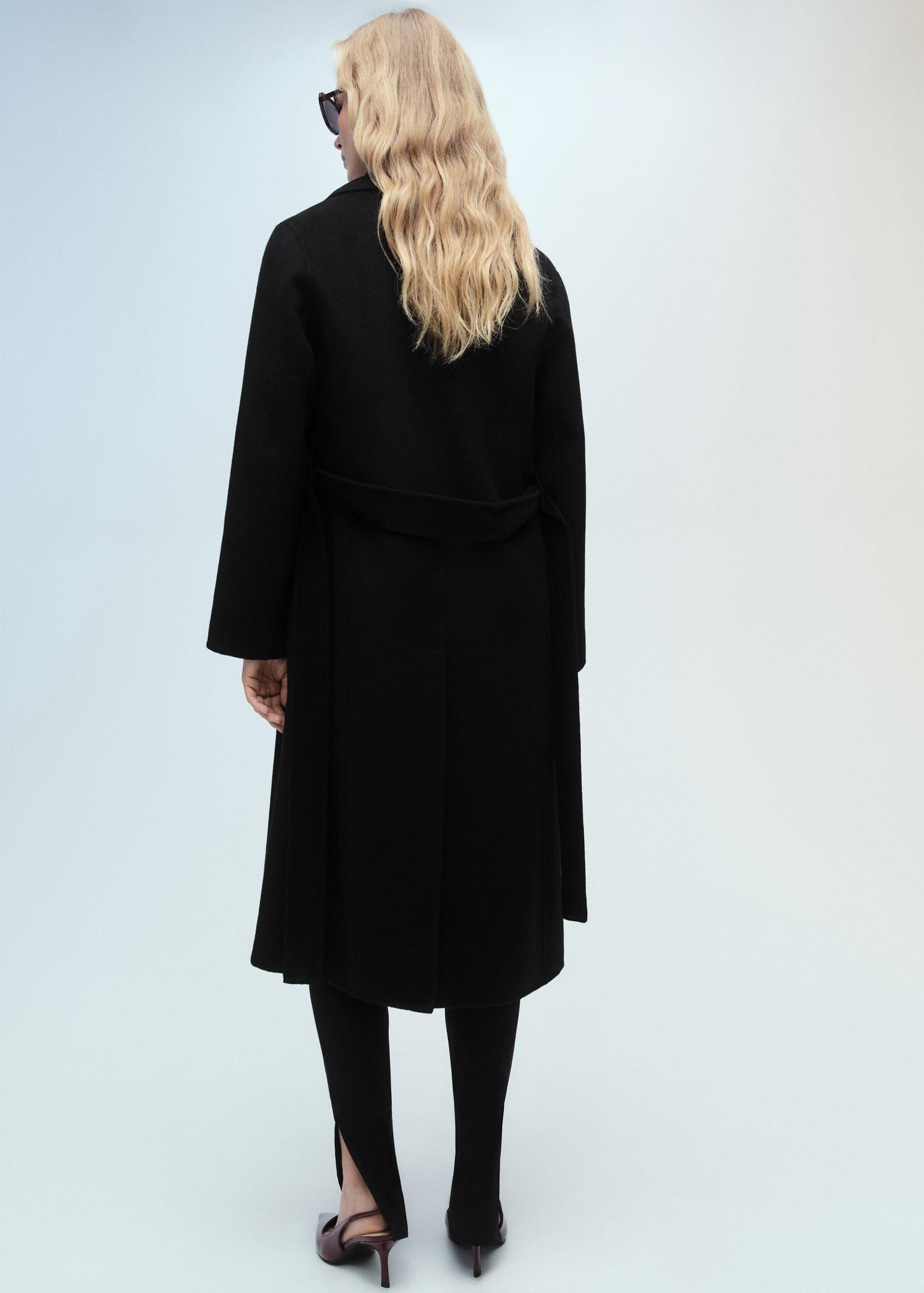 Belt handmade coat - Women | MANGO USA Product Image