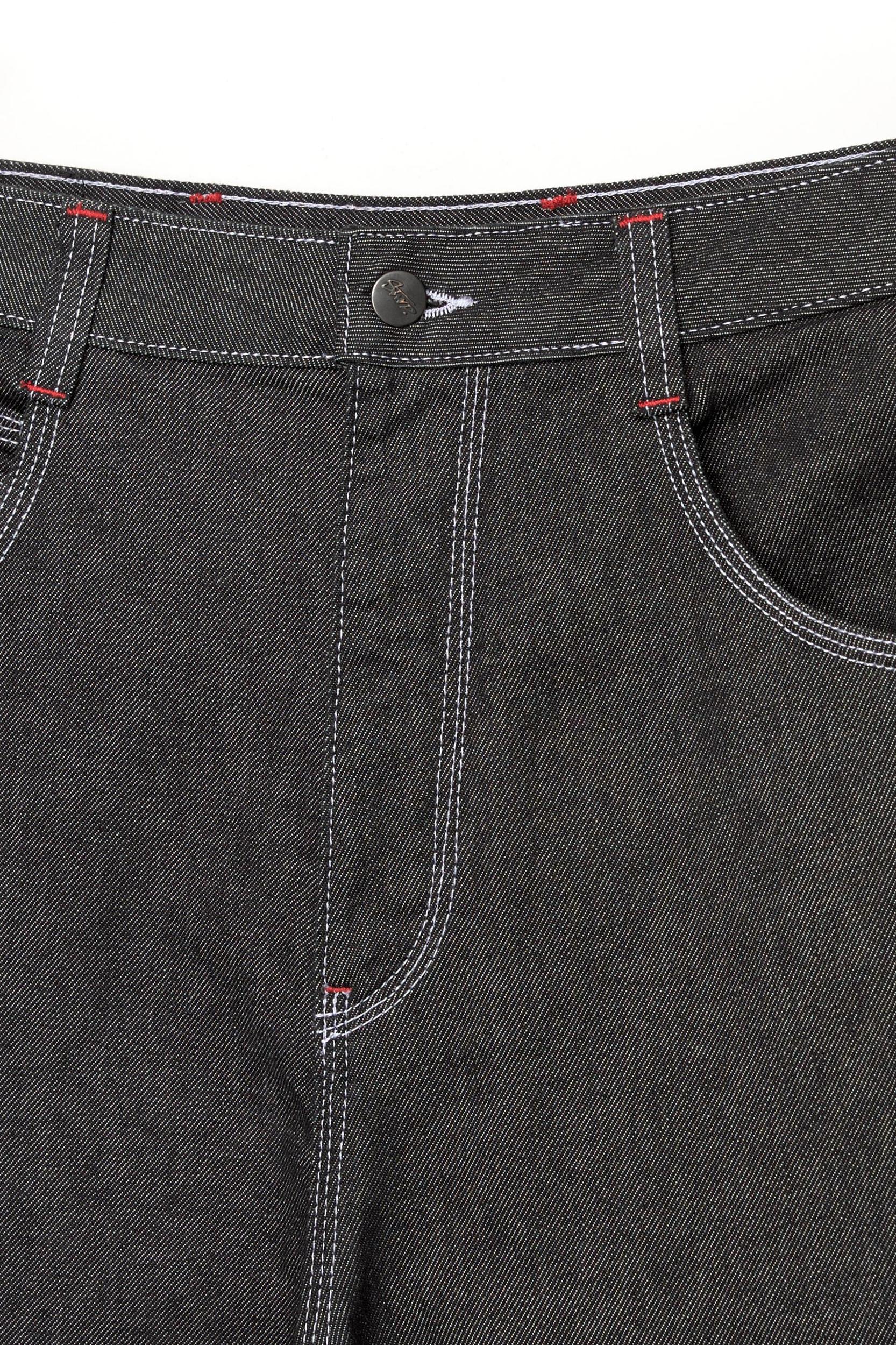 Super baggy denim carpenter Bermuda shorts Product Image