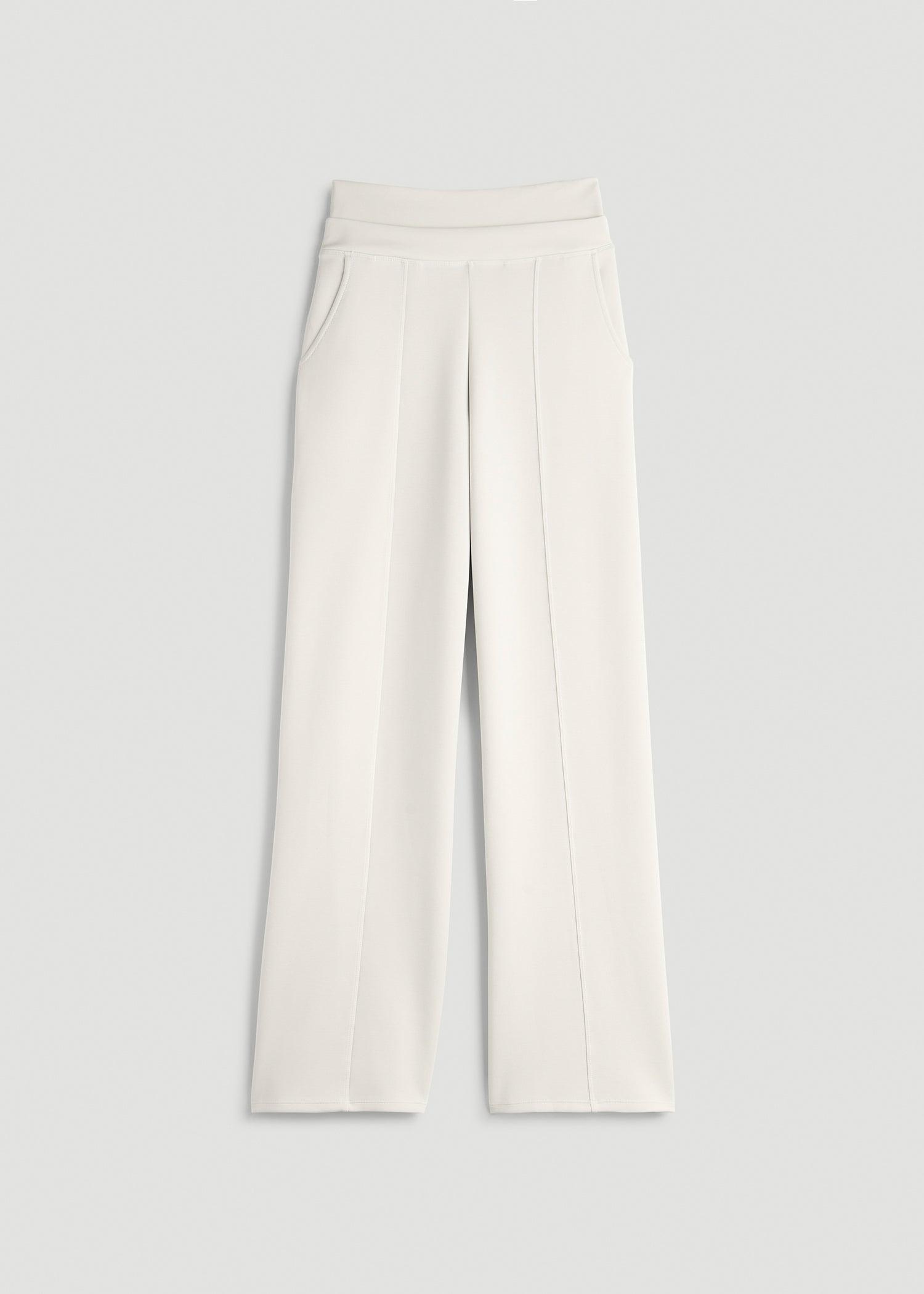 Soft Motion Wide Leg Ultra High Rise Pant for Tall Women in Pearl Female Product Image