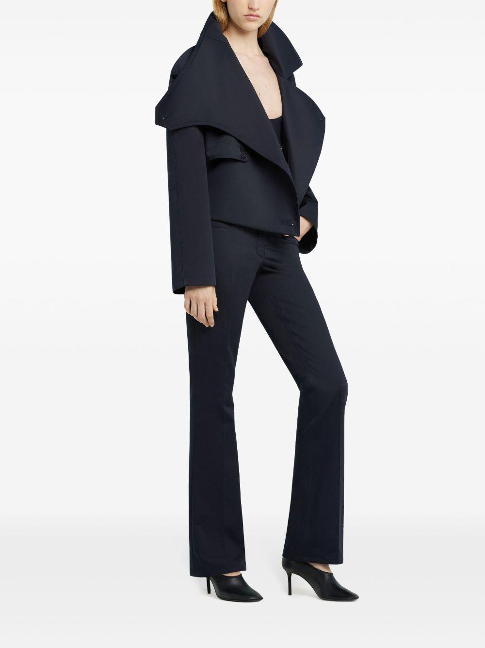 Oblique trench coat Product Image