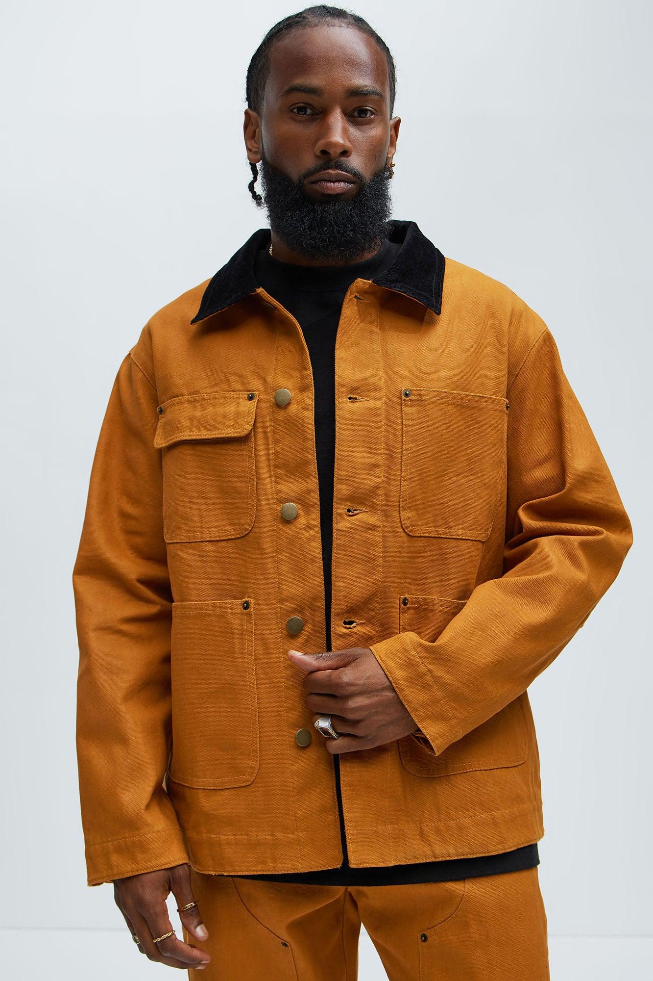 Alexander Utility Canvas Chore Jacket - Tan Product Image
