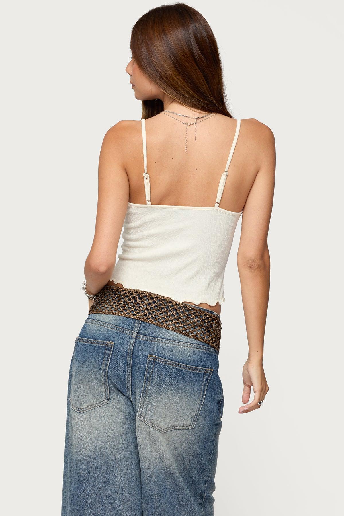 Misty Lacey Textured Tank Top Product Image
