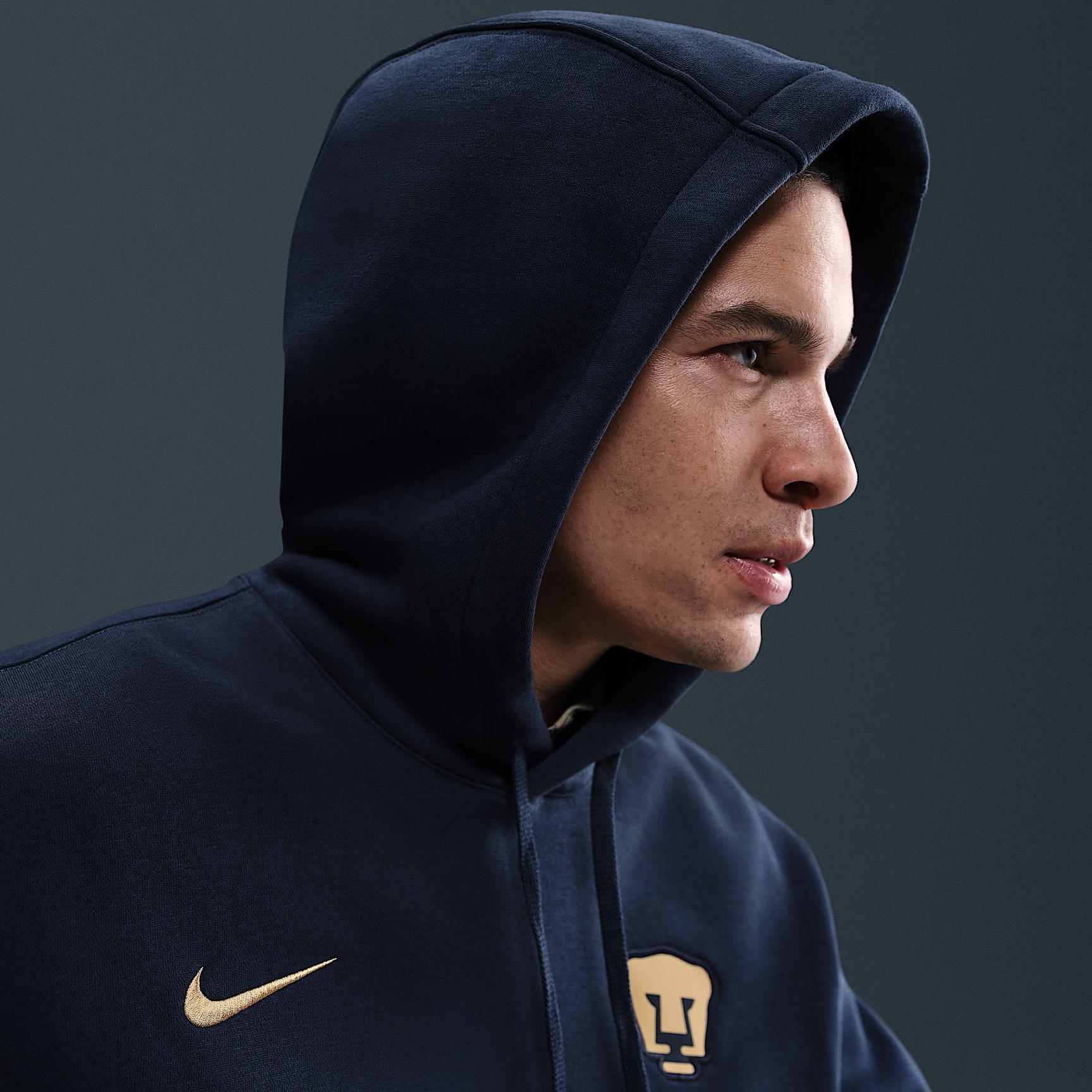 Pumas UNAM Club Men's Nike Soccer Pullover Hoodie Product Image