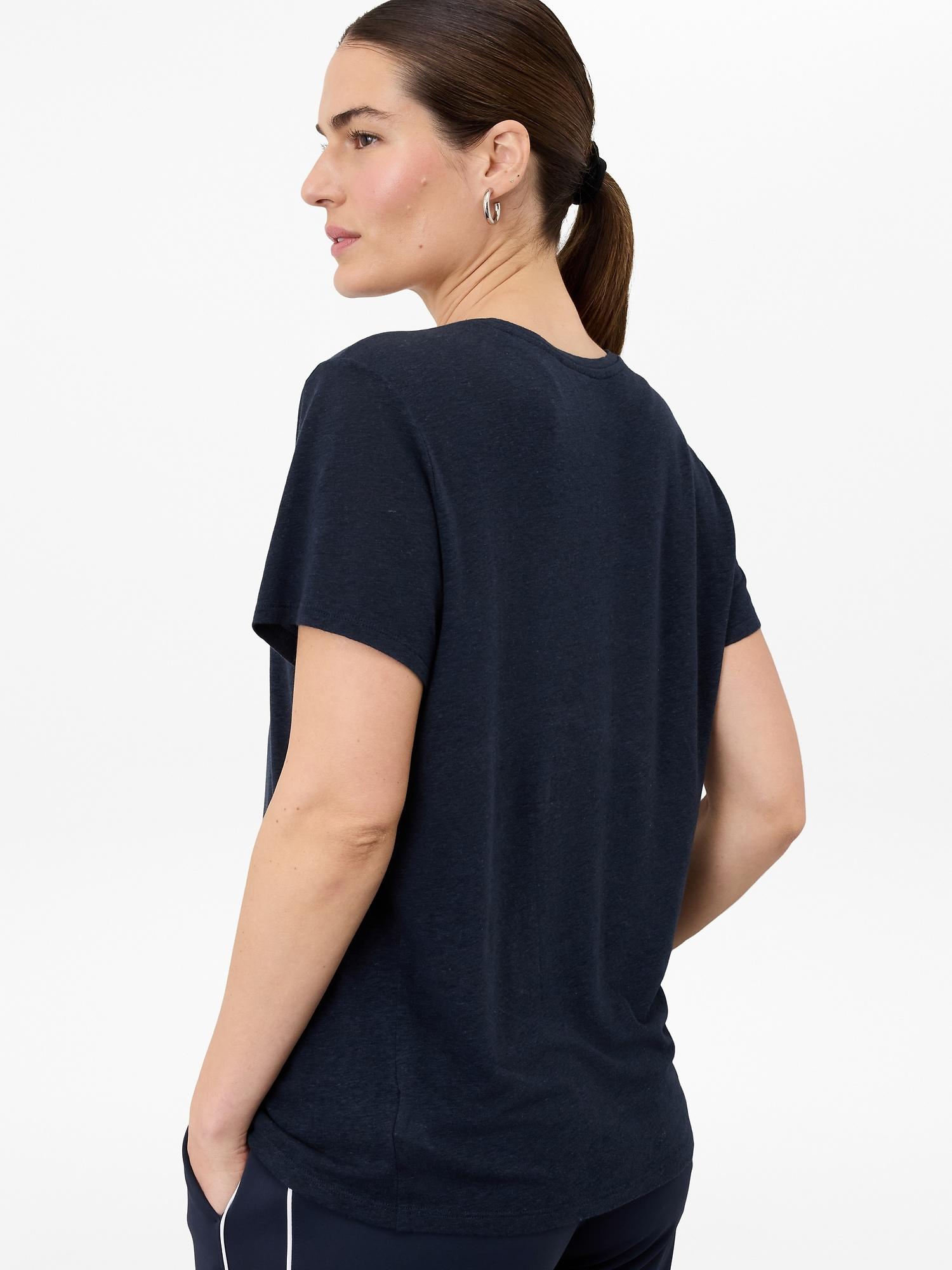 Getaway Linen Blend Tee Product Image