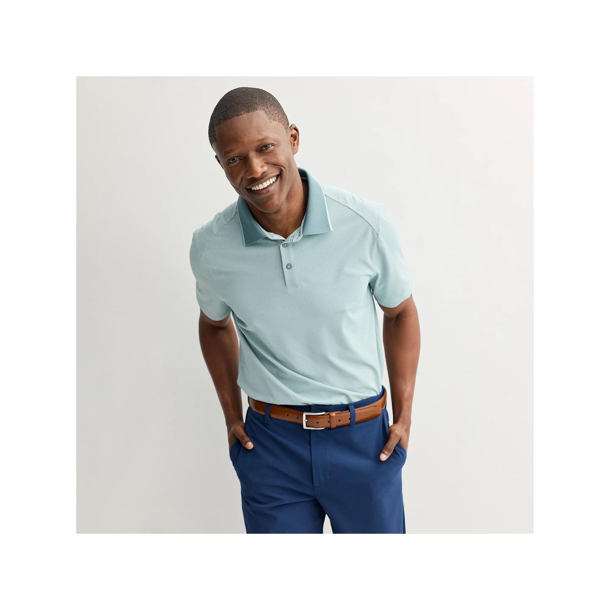Men's FLX Textured Golf Polo,  Product Image