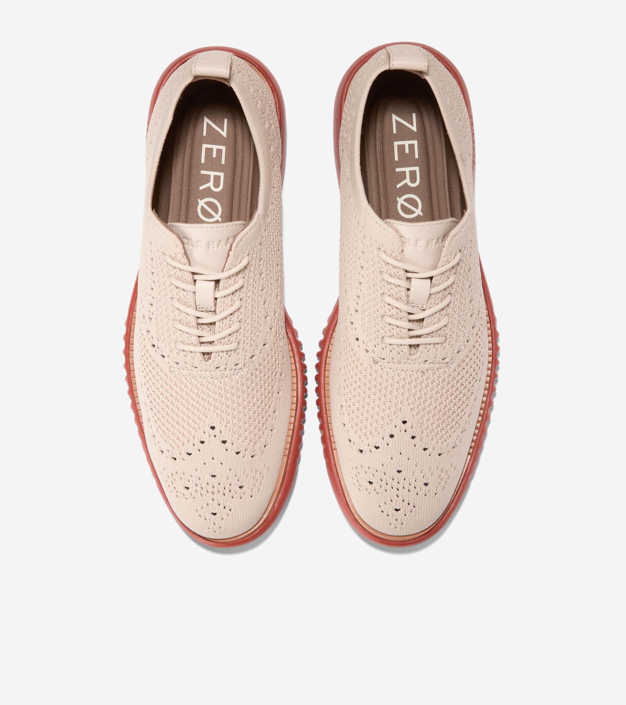Men's 2.ZERØGRAND Stitchlite™ Oxfords in Beige Or Khaki | Cole Haan Product Image