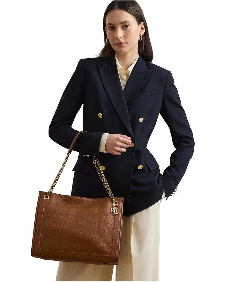 Leather Medium Farrah Satchel Product Image