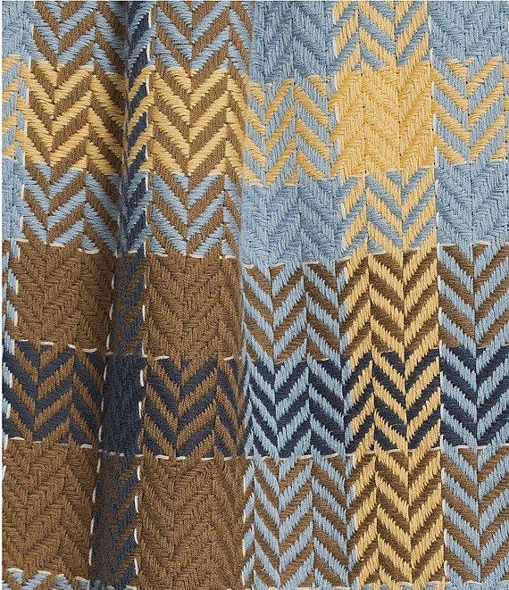 Rowm Long Sleeve Herringbone Medium Check Woven Shirt Product Image