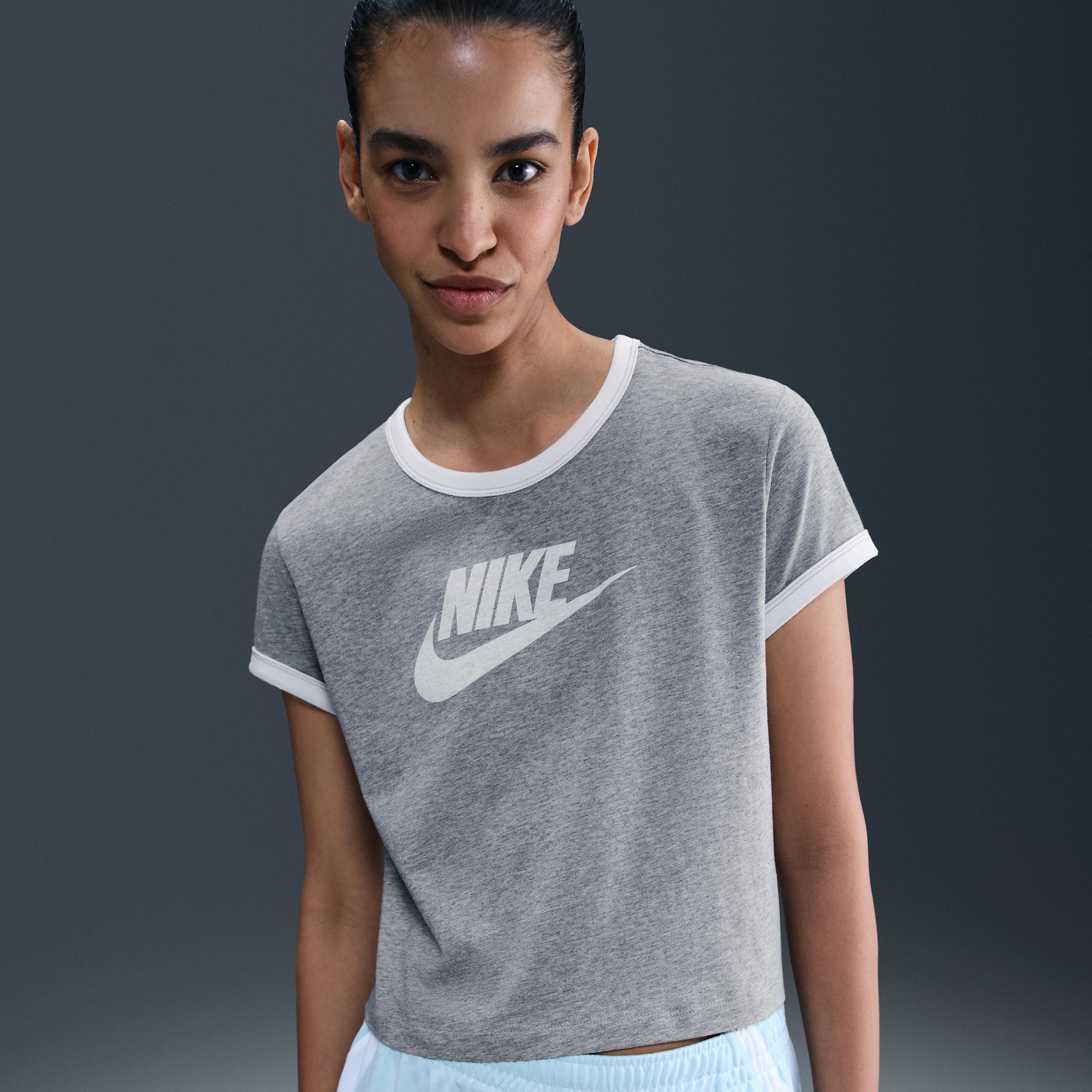Womens Nike Sportswear Graphic Ringer T-Shirt | IF4072-063 Product Image