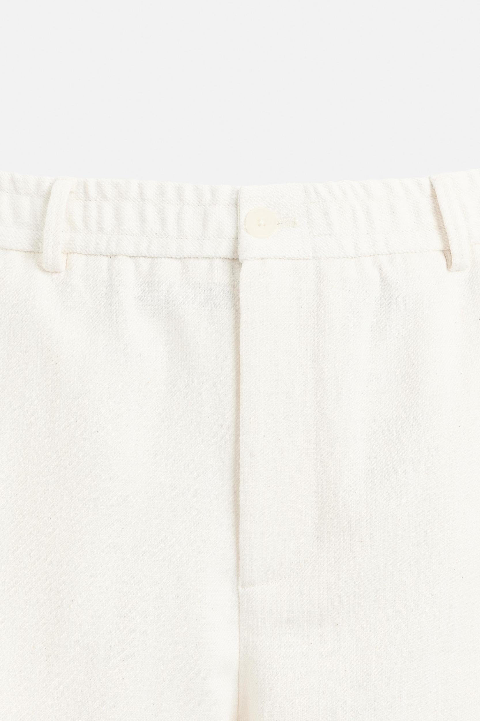 TEXTURED REGULAR FIT PANTS Product Image