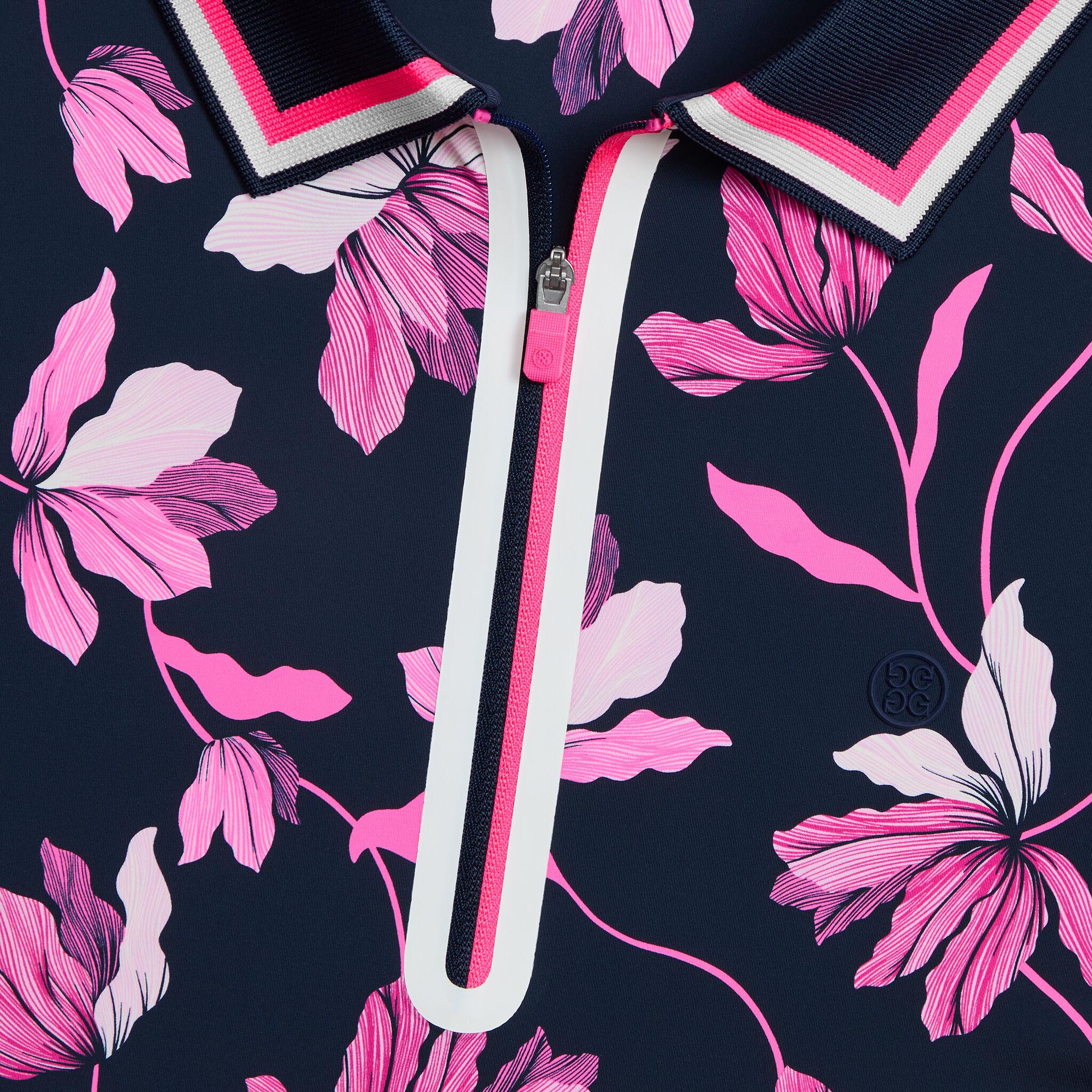 IRIS SILKY TECH NYLON LONG SLEEVE POLO Product Image