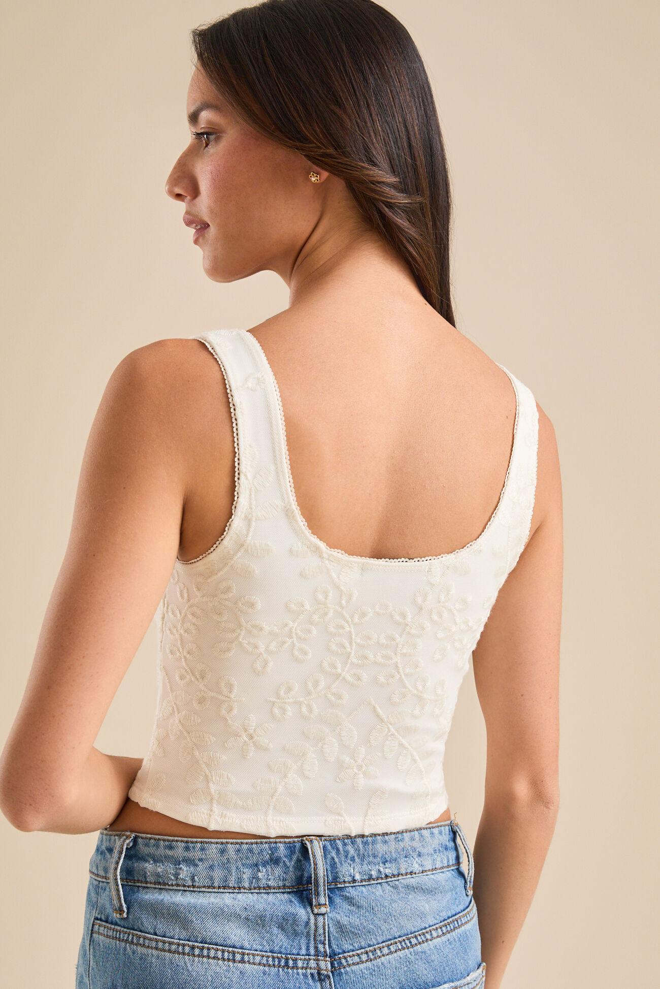 Norma Embroidered Lace Corset Product Image