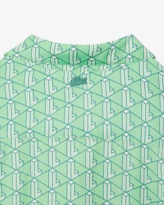 Oversized Monogram Print Shirt Product Image