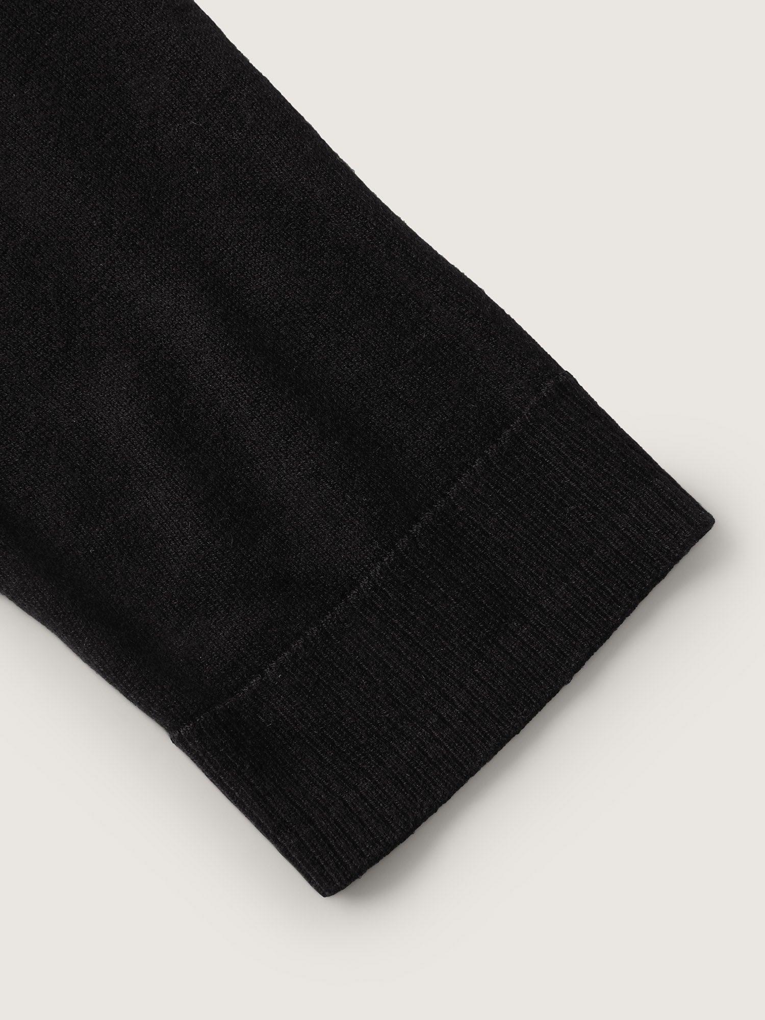 Woolen Blend Cropped Knit Cardigan Female Product Image